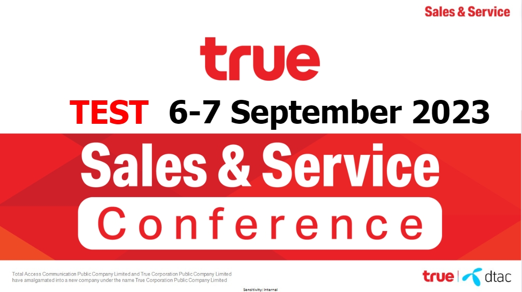 TEST# True SS Con : 6-7 September 2023