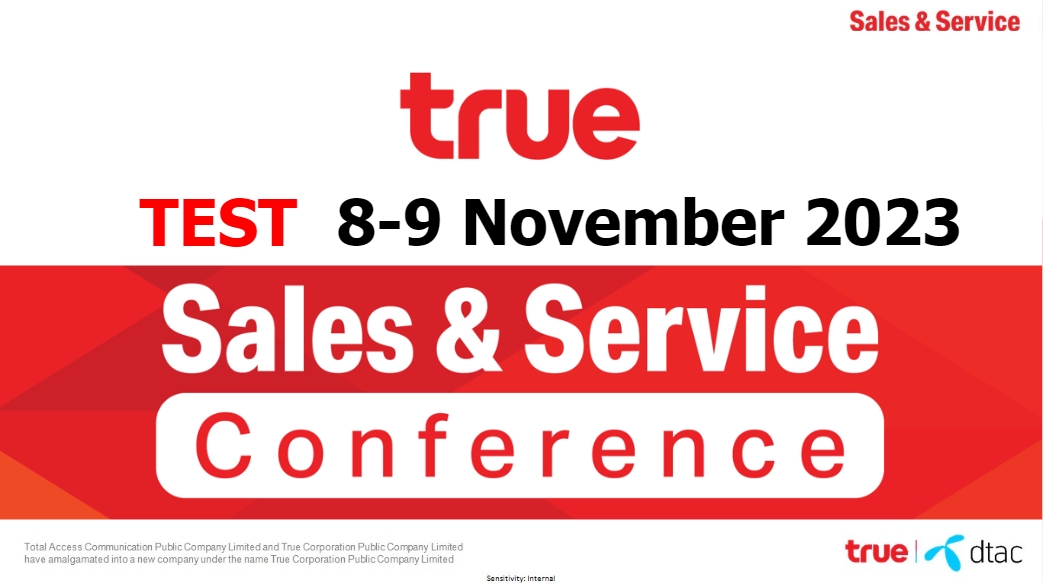 TEST# True SS Con : 8-9 November 2023