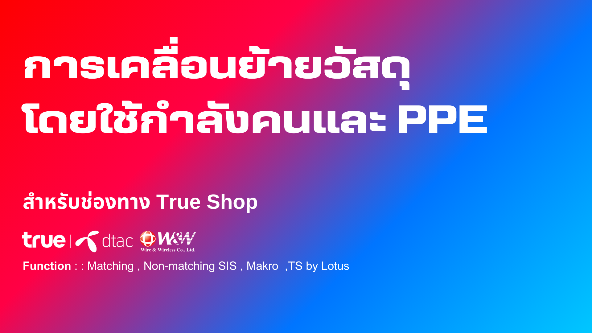 การเคลื่อนย้ายวัสดุโดยใช้กำลังคนและ PPE ( อุปกรณ์ป้องกันส่วนบุคคล )